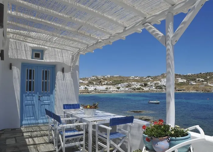Дом отдыха Luxury Sea House By Blue Waters Mykonos Орнос
