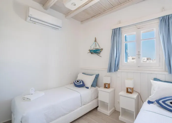 בית נופש Luxury Sea House By Blue Waters Mykonos